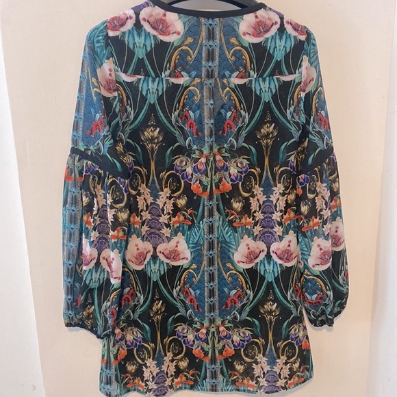 bebe Tropical Print Tunic XXS - Picture 6 of 6